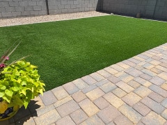 Bermuda Grass & Pavers