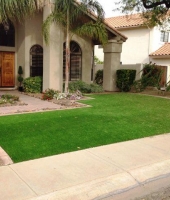 Beautiful Artificial Grass Enhances Home Owners Front Yard | Centurion Stone Of Arizona