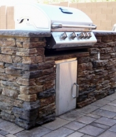 BBQ With Mesa Valley Canyon Ledge Stone | Centurion Stone Of Arizona