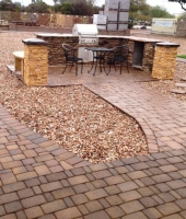 Display Yard With BBQ and Walkways | Centurion Stone Of Arizona