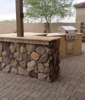 Travertine Counter Top Is The Perfect Place To Entertain Guest And Cook Your Favorite Meal | Centurion Stone Of Arizona Mesa, AZ