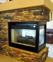 Beautiful See Thru Fire Plade Made From Ledge Suede Stone | Centurion Stone Of Arizona