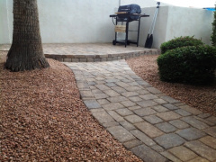 Pima Paver Walkway With Step Up Patio | Centurion Stone Of Arizona